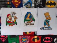 Camisetas personalizadas.